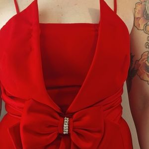 Vintage Red Dress Size 7-8